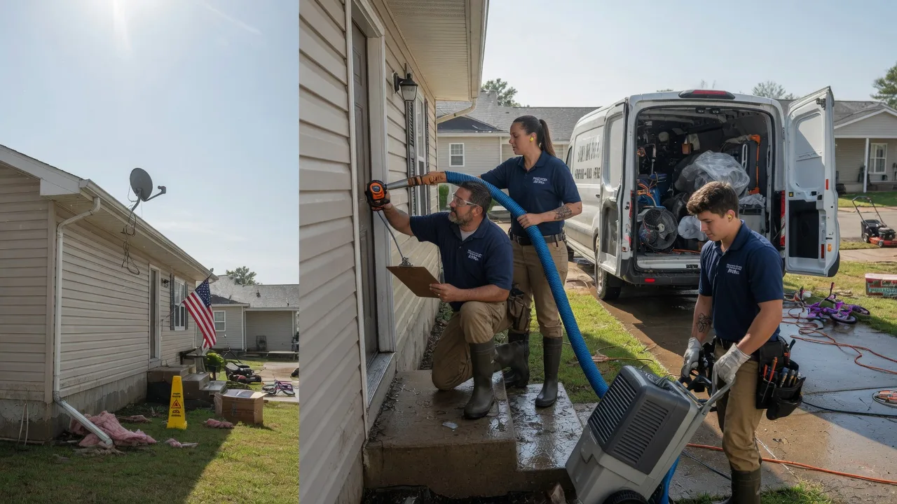 Ceiling Water Damage Restoration in Woodville, TX near me